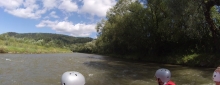 Rafting on Poprad river