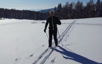 Cross-country skiing route